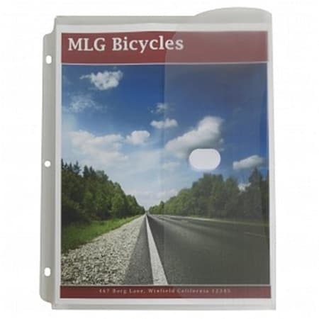 C-Line Products Poly Binder Pockets, Clear C-33462